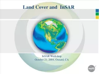 Land Cover and InSAR