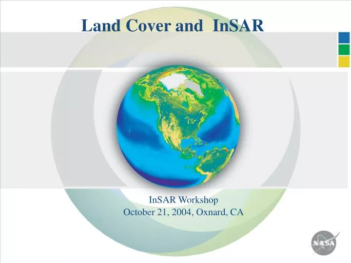 land cover and insar