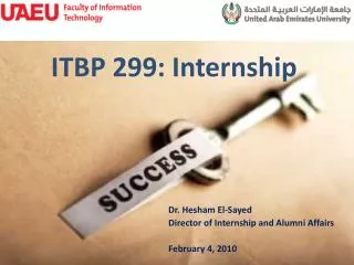 ITBP 299: Internship