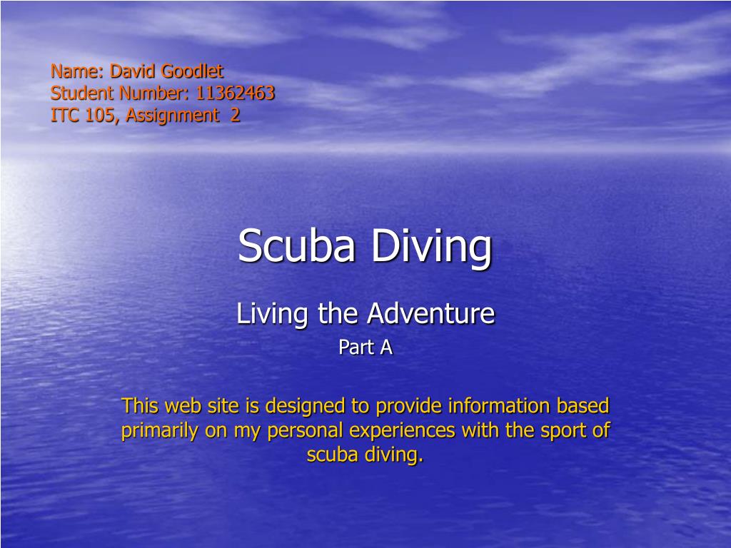 PPT - Scuba Diving PowerPoint Presentation, free download - ID:39834