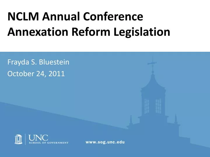 nclm annual conference annexation reform legislation