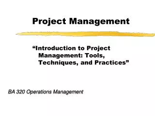 Project Management