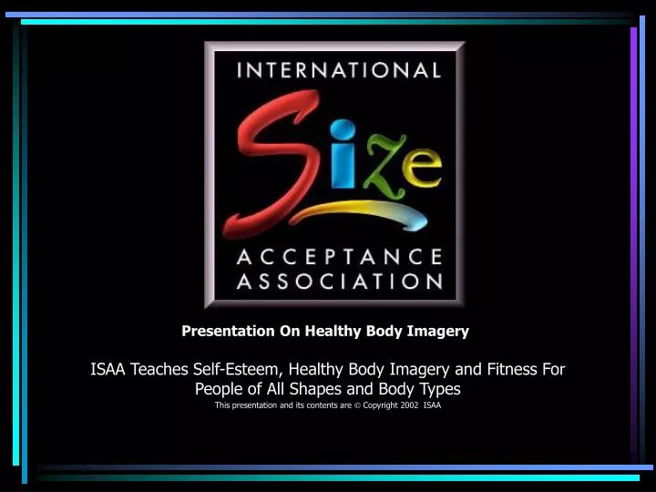 presentation on healthy body imagery