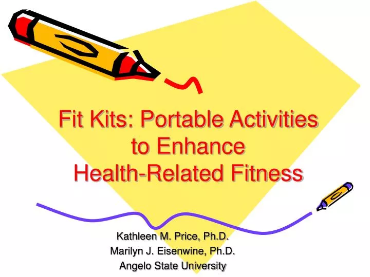 fit kits portable activities to enhance health related fitness
