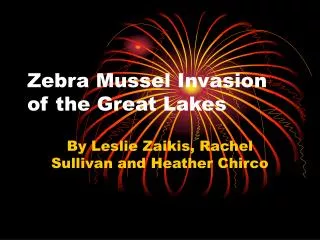 Zebra Mussel Invasion of the Great Lakes