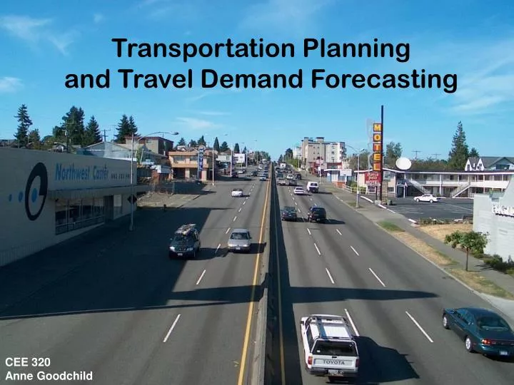 transportation planning and travel demand forecasting