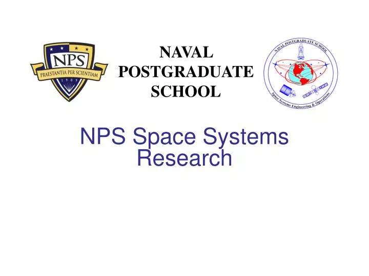 nps space systems research