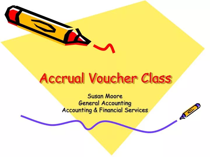 accrual voucher class