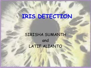 IRIS DETECTION