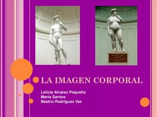 la imagen corporal
