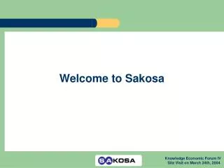 Welcome to Sakosa