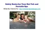 Safety Basics for Your Hot Tub and Portable Spa - slide 1