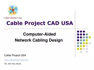 Cable Project CAD USA