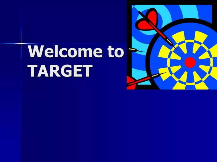 welcome to target