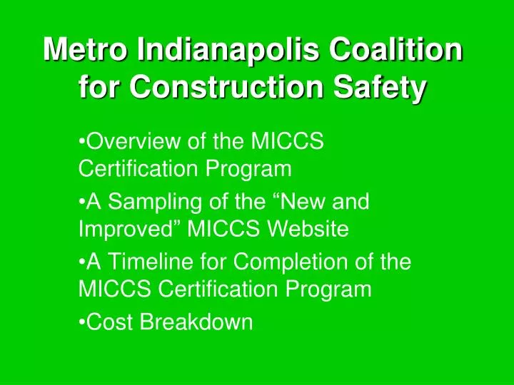 metro indianapolis coalition for construction safety