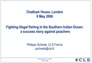 Protection of the fisheries in the South Indian Ocean