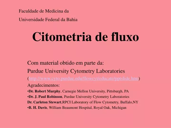 citometria de fluxo