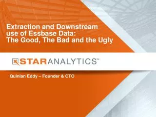 Extraction and Downstream use of Essbase Data: The Good, The Bad and the Ugly
