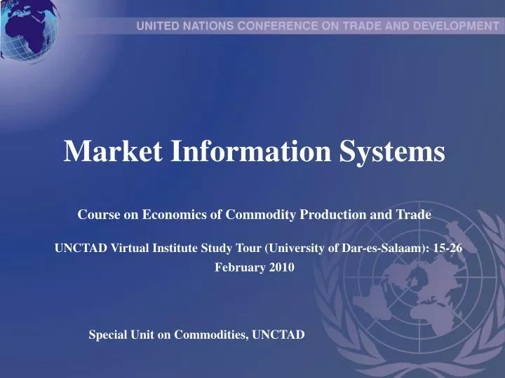 special unit on commodities unctad