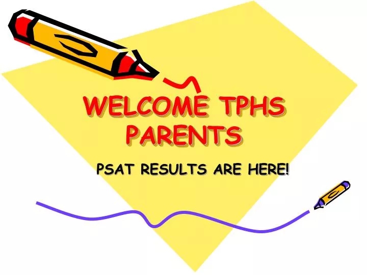 welcome tphs parents