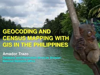 GEOCODING AND CENSUS MAPPING WITH GIS IN THE PHILIPPINES