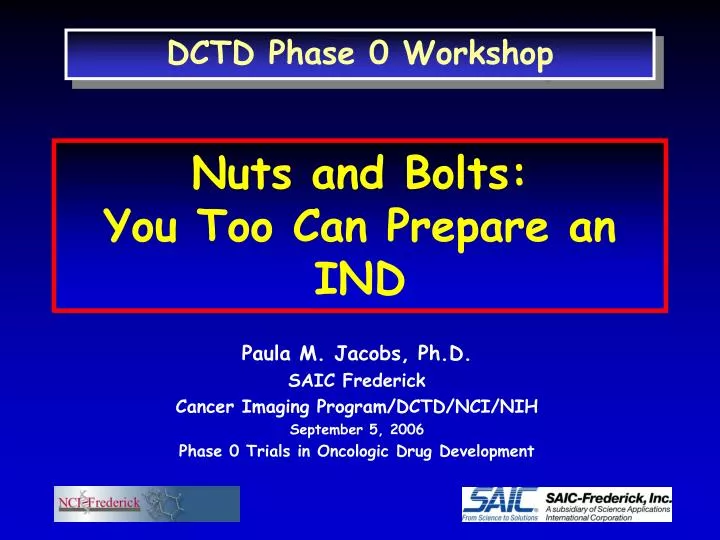 nuts and bolts you too can prepare an ind