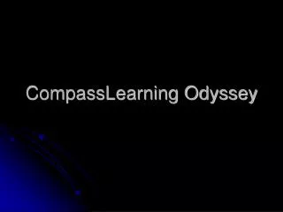 CompassLearning Odyssey
