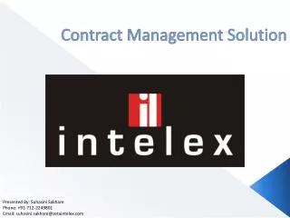 Contract Management Solution