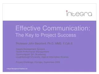 Effective Communication: The Key to Project Success