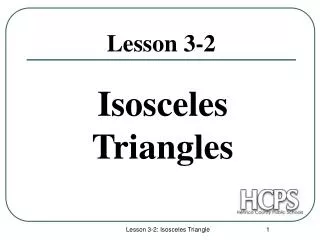 Lesson 3-2