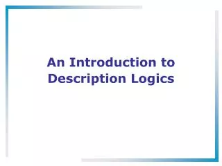 An Introduction to Description Logics
