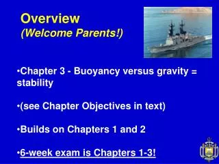 Overview (Welcome Parents!)
