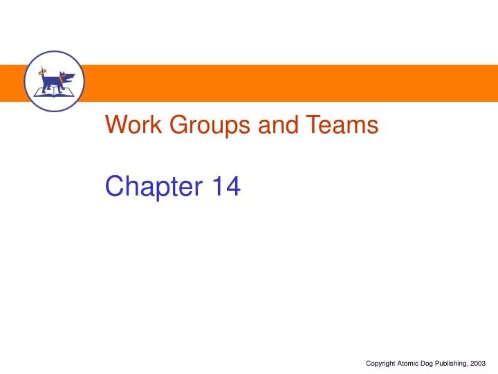 work groups and teams