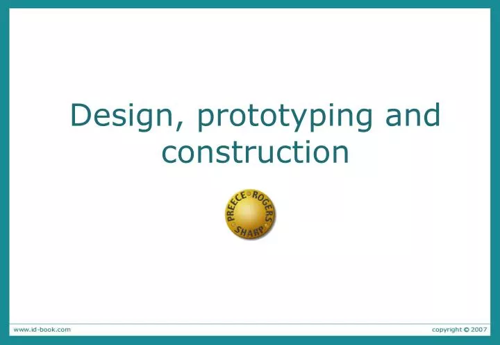 design prototyping and construction