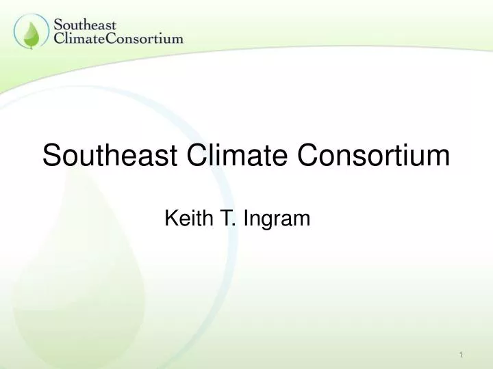 southeast climate consortium