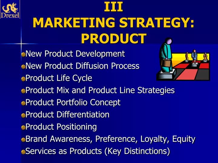 iii marketing strategy product