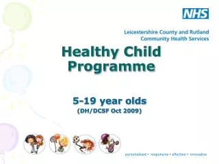 Healthy Child Programme