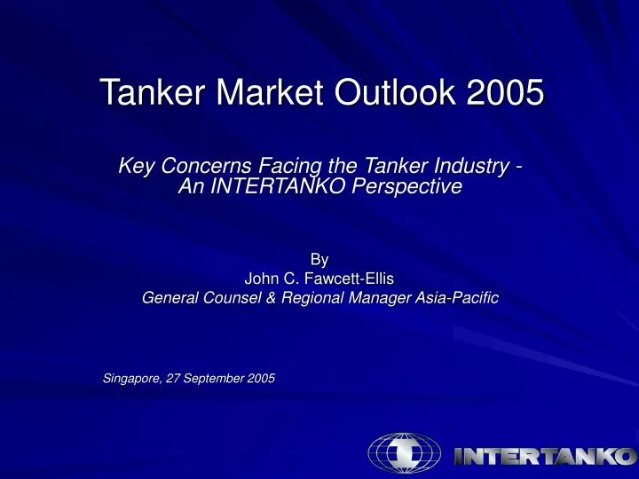 tanker market outlook 2005