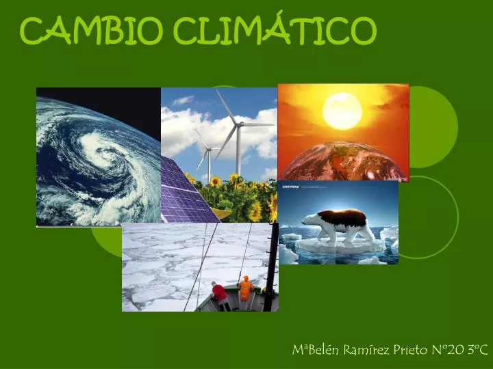 cambio clim tico