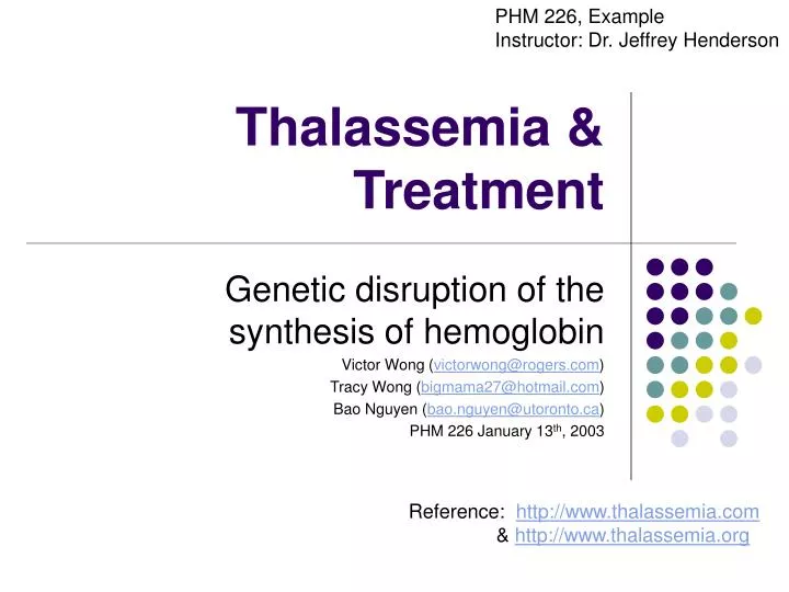 thalassemia treatment