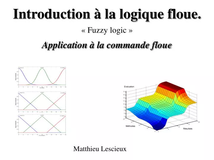 introduction la logique floue application la commande floue