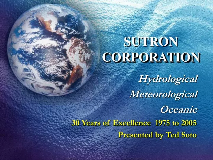 sutron corporation