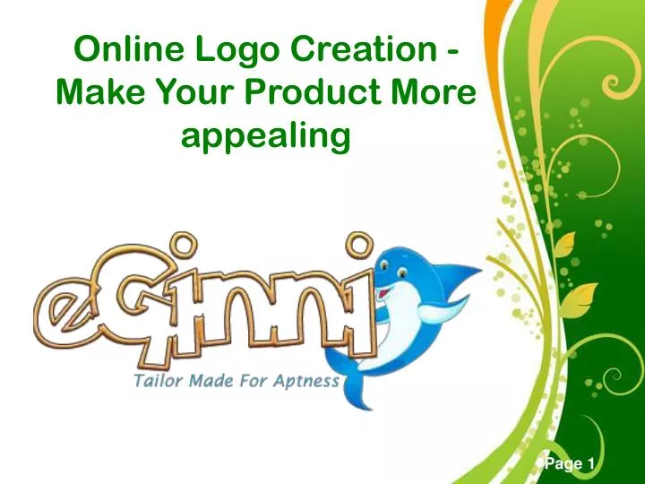 online logo creation make your product more appealing