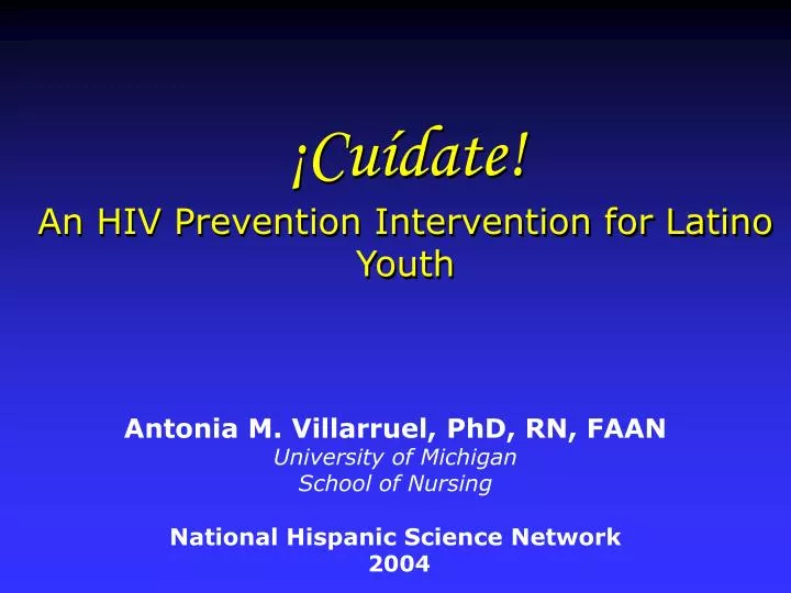 cu date an hiv prevention intervention for latino youth