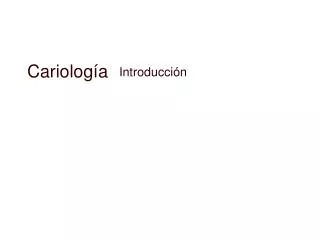 Cariología