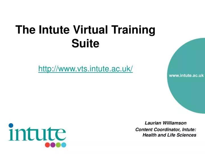 the intute virtual training suite http www vts intute ac uk