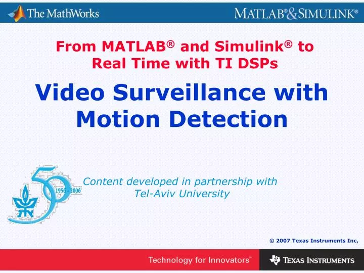 video surveillance with motion detection