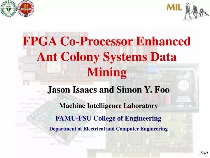 fpga co processor enhanced ant colony systems data mining