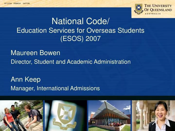 national code education services for overseas students esos 2007