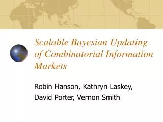 Scalable Bayesian Updating of Combinatorial Information Markets